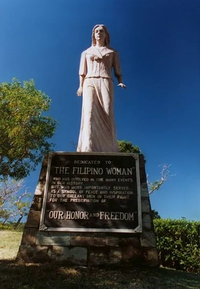 Filipino Woman statue