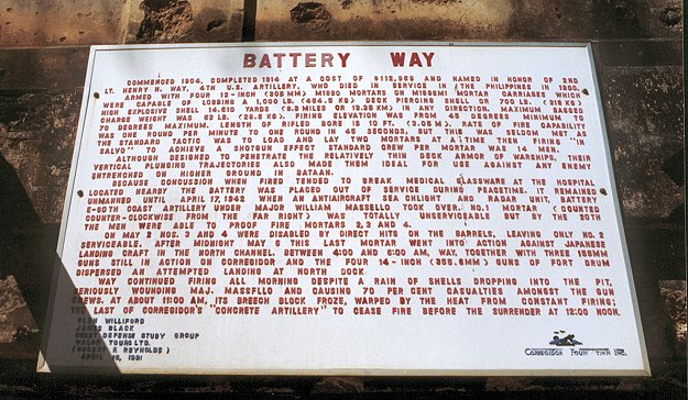Battery Way Sign
