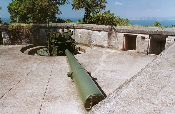 Battery Grubbs gun barrel