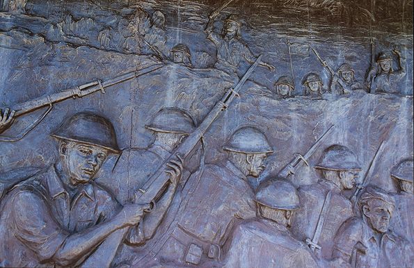 Close-up of bas-relief, Fiipino Heroes Memorial