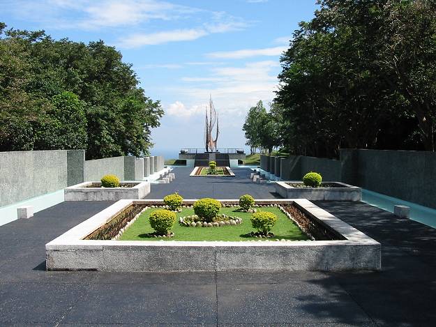 View of Eternal Flame from Dome of Peace